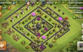 Clash of Clans CV 9 - mais de 3000 gemas