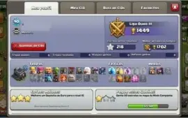 Clash of Clans CV 9 - mais de 3000 gemas
