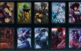 CONTA LOL 44 SKINS 124 CHAMPS LVL 285