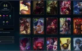 CONTA LOL 44 SKINS 124 CHAMPS LVL 285