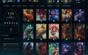 Unranked com 95 Champs e 132 Skins ( JG / TOP / ADC )