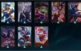 Conta LOL Bronze, skins ultimate, 1 mística e muitas épicas