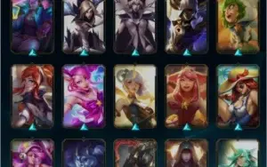 Conta LOL Bronze, skins ultimate, 1 mística e muitas épicas