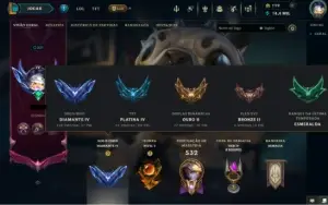 Conta Lol Diamante Iv Mono ADC Todos Os Campeões 127 Skins