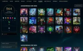 Conta Lol Diamante Iv Mono ADC Todos Os Campeões 127 Skins