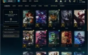 Conta ouro 4 baratinha com 22 champs e 3 skins (1 Ultimate)