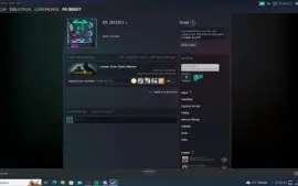 Conta Steam 19 anos com CSGO Prime, Ouro 1