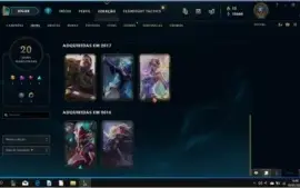 Lol Ouro 3 - 20 skins