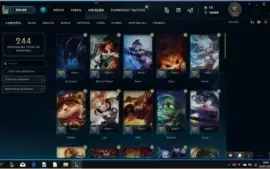 Lol Ouro 3 - 20 skins