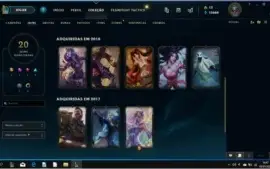 Lol Ouro 3 - 20 skins