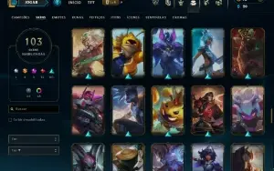 Ferro 1 com 95 Champs e 103 Skins ( ADC / MID )