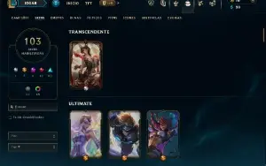 Ferro 1 com 95 Champs e 103 Skins ( ADC / MID )