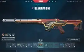 CONTA VALORANT PLATINA COM VARIAS SKINS