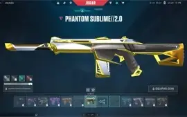 CONTA VALORANT PLATINA COM VARIAS SKINS