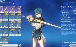 Genshin impact Conta com Nahida c1 + 3 5 estrelas Ar41