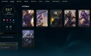Unranked com TODOS os champs e 268 Skins ( Nivel 465 )