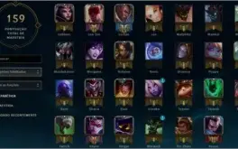 Conta no lol Platina V