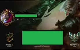Conta no lol Platina V