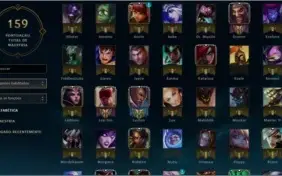 Conta no lol Platina V