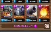 2 Contas Lendárias Clash Royale NV10 + NV9 + Arena 10