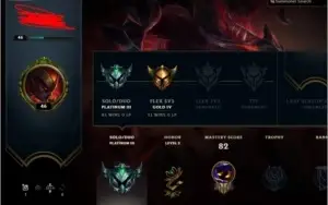 Conta de League of Legends Platina 3