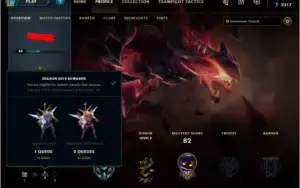 Conta de League of Legends Platina 3