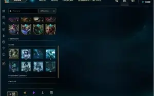 Conta platina c/ 46 skins 116 champs, conta gold de brinde