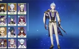 Conta Genshin Impact Zhongli e Ayato