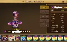 Reroll Summoners War lvl30 com Totemista Dark - Maya