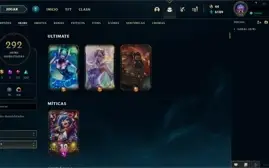 Conta League of Legends Level 352 com 292 skins