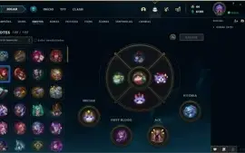 Conta League of Legends Level 352 com 292 skins