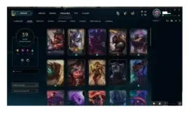 conta Diamante 4 39 skins.