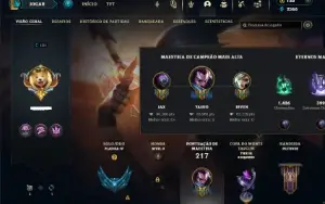 Platina 4 com 85 Champs e 33 Skins +1 Fragmento