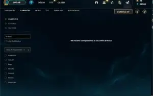Conta lol 260 skins, todos champs, 40k de essencia azul