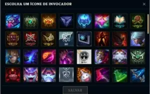 Com 73 Skins, Todos Campeoes, Icones Raros e Diamond 4