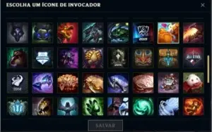 Com 73 Skins, Todos Campeoes, Icones Raros e Diamond 4