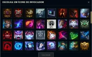 Com 73 Skins, Todos Campeoes, Icones Raros e Diamond 4