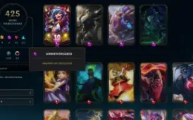 Conta Lol 425 Skins + 4Mil Investidos - Elo Gold