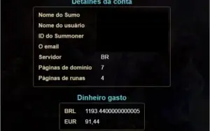 Conta Gold 5 - 104 Campeões 50 Skins