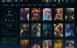 Conta bronze 2 com 115 Champs e 71 Skins ( MAIN JG )