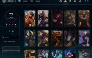 Conta Platina 4 com 77 skins +4 Prestigios