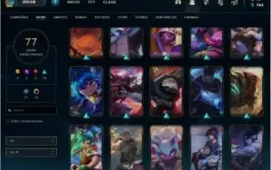 Conta Platina 4 com 77 skins +4 Prestigios