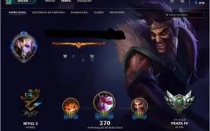 Conta PRATA IV main adc +100champs varias skins