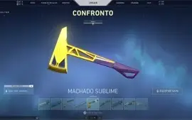 conta de valont com muitas skins, ex imortal 1024R$ gasto