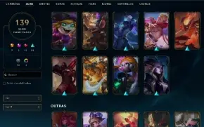Conta 2018 - Nivel 316 - 139 Skins - 212 Icones