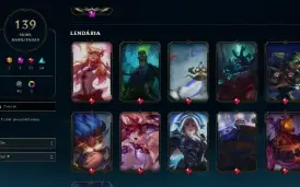Conta 2018 - Nivel 316 - 139 Skins - 212 Icones