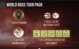 DLC fishing planet (World Bass Tour Pack)