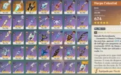 Conta AR56 10 T5 Hutao, Ayaka, Ayato, Zhongli, Xiao e mais