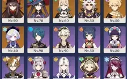 Conta Genshin AR55 - MUITOS PERSONAGENS 5*