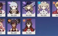 Conta Genshin AR55 - MUITOS PERSONAGENS 5*